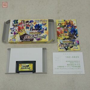 1円〜 動作保証品 良品 GBA ゲームボーイアドバンス 真・女神転生 デビルチルドレン パズル DE コール! アトラス ATLUS 箱説ハガキ付【10