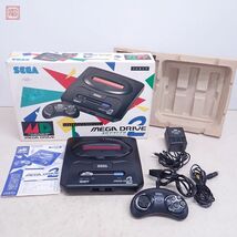 1円〜 動作品 MD2 メガドライブ2 本体 HAA-2502 MEGA DRIVE 2 セガ SEGA 箱説付【20_画像1