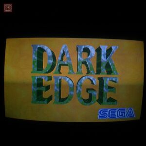 1円〜 ※ROMのみ セガ/SEGA ダークエッジ DARK EDGE システム32 イン取帯純正 小冊子付 動作確認済【20