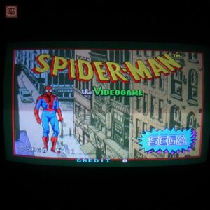 1円〜 ※ROMのみ セガ/SEGA スパイダーマン ザ ビデオゲーム SPIDER-MAN システム32 イン取帯純正 動作確認済【20