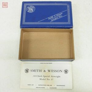 S&W M36 .38 チーフスペシャル 実物 純正元箱【10