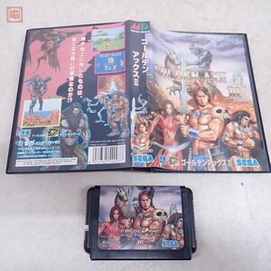 動作保証品 MD メガドライブ ゴールデンアックス 3 GOLDEN AXE III セガ SEGA 箱付【PP