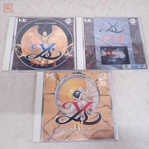 動作保証品 PCE PCエンジン CD-ROM2/SUPER CD-ROM2 Ys イース I・II/III/IV まとめて3本セット HUDSON SOFT Falcom 箱説付【PPの画像1