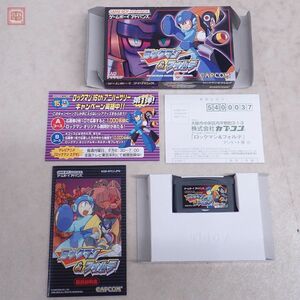 1円〜 動作保証品 GBA ゲームボーイアドバンス ロックマン＆フォルテ カプコン CAPCOM 箱説ハガキ付【10