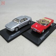 PMA 1/43 マセラティ ビトゥルボ スパイダー 1986/マセラティ ギブリ 1969 まとめて2台セット ミニチャンプス MINICHAMPS Maserati【10_画像3