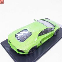 フロンティアート 1/18 ランボルギーニ アヴェンタドール LP700-4 Aグリーン 京商 FrontiArt AVENTADOR KYOSHO【20_画像4