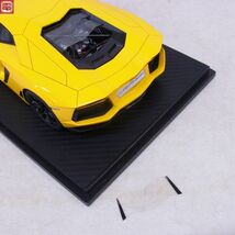 FrontiArt 1/18 ランボルギーニ アヴェンタドール イエロー Lamborghini Aventador【20_画像10