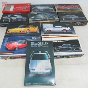 フジミ 1/24 ポルシェ 911 ターボ/メルセデスベンツ AMG 500SL/フェラーリ 288 GTO 他 まとめて11点セット ジャンク パーツ取り【40