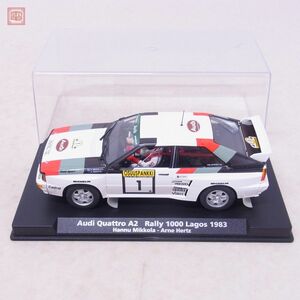 フライ 1/32 アウディ クワトロ A2 #1 Rally 1000 Lagos 1983 スロットカー 動作未確認 FLY Car Model AUDI Quattro【10