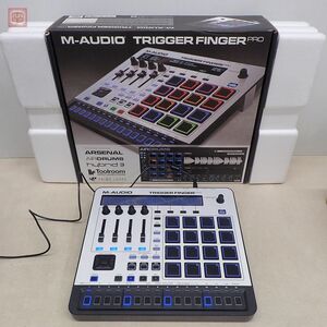 M-AUDIO TRIGGER FINGER PRO MIDIコントローラー 箱・USBケーブル付 エムオーディオ 通電のみ確認【40