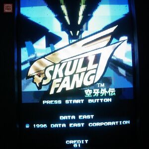 1円〜 データイースト/DATAEAST スカルファング 空牙外伝 SKULL FANG MLC DECO 動作確認済【20