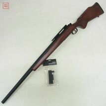 S&T エアコキ M40 ボルトアクション リアルウッド 木製ストック スペアマガジン付 現状品【60_画像1