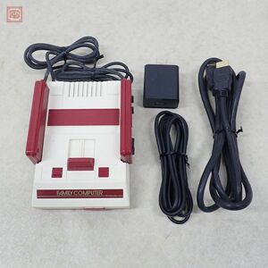 動作品 FC ファミコン ニンテンドークラシックミニ ファミリーコンピュータ 本体 CLV-101 任天堂 Nintendo AC/AVケーブル付【10