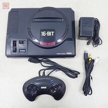 動作品 MD メガドライブ 本体 HAA-2510 MEGA DRIVE セガ SEGA コントローラ/AC/AVケーブル付【20_画像1