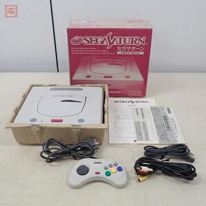 動作品 シリアル一致 SS セガサターン 本体 (HST-3220) HST-0014 SEGA SATURN セガ SEGA 箱説付【20の画像1