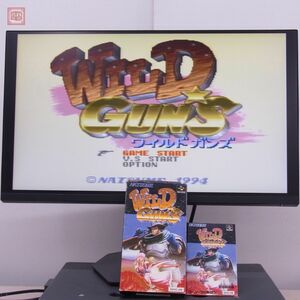 1円〜 動作保証品 SFC スーパーファミコン ワイルドガンズ WILD GUN’S ナツメ NATUME 箱説付【10