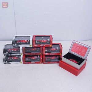 ホットウィール レーシング 1/43 フェラーリ F2012/F10/F2004/F2008/F2005 等 まとめて9台セット HotWheels Ferrari【20