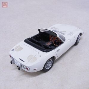 オートアート 1/18 トヨタ 2000GT ホワイト 破損有 ジャンク パーツ取り AUTOart TOYOTA【10の画像2