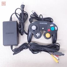 動作品 シリアル一致 GC ゲームキューブ 本体 ブラック DOL-001 ニンテンドー 任天堂 Nintendo 箱説付【40_画像6