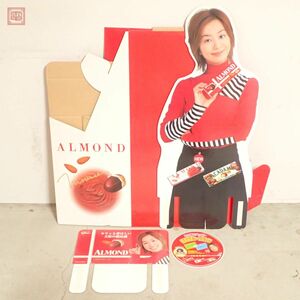  не собран Yuuka Glyco миндаль шоколад витрина pop не продается размер примерно 90×38cm.. товар подлинная вещь [FG