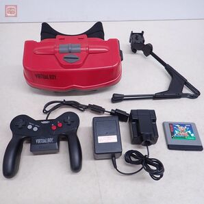 1円〜 動作品 VB バーチャルボーイ VIRTUAL BOY 本体 VUE-001 ニンテンドー 任天堂 Nintendo おまけソフト付【20の画像1