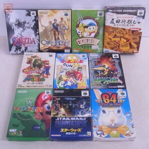 動作保証品 N64 ニンテンドウ64 ゼルダの伝説 時のオカリナ/オウガバトル64/牧場物語2 等 まとめて 10本セット 箱説付 ダブりなし【20の画像1