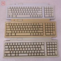 ★Apple Macintosh キーボード M0487/M3501/M0116J 5台 + マウス5個 + ケーブル類 まとめてセット アップル ジャンク 【40_画像2