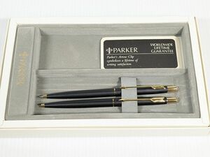 PARKER パーカー シャープペンシル & ボールペン 黒 文具 他 ほぼ未使用 送料185円 F1