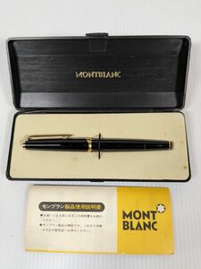 MONTBLANC モンブラン 万年筆 黒 中古 正規品 送料185円 F1