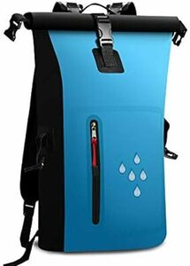 [素直な虹] 防水 リュック バッグ リュックサック 大容量 25L スマホ用 防水ケース付き バイク 登山 釣り アウトドア サ