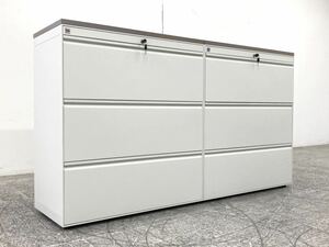 *B* Herman Miller 3 уровень поперечный библиотека 2 шт. комплект ключ имеется выдвижной ящик документы шкаф для хранения место хранения полки регулировка полки шкаф белый офис 