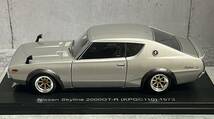 アシェット 国産名車 1/24 日産 スカイライン 2000 GT-R ケンメリ カスタム 旧車 ミニカー 深リム ワタナベ_画像9