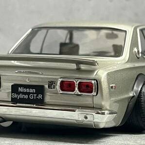 アシェット 国産名車 1/24 日産 スカイライン 2000GT-R ハコスカ カスタム ガレージ ジオラマケース 旧車 ミニカーの画像9