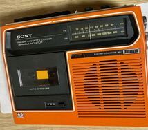 SONY ラジカセ CF-1600 昭和レトロ 激レア カセット不動 ラジオ可 ジャンク扱い 激安一円スタート_画像1