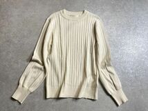 any SiS◆春◆柔らか肌触り抜群◎綺麗で上品さ溢れる リブ ストレッチ ニット トップス ◆サイズ2◆エニィスィス_画像1