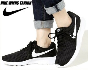 NIKE◆TANJUN タンジュン スニーカー ランニングシューズ ブラック ◆ナイキ◆23.5㎝