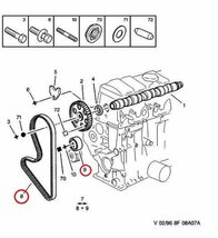 【Febi bilstein】 タイミングベルトキット [PEUGEOT,プジョー,306,7B,N3,N5 / 0831.Q4,0831.14,11242]_画像3