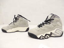 mf61) FILA MB MASHBURN PALOMA/GARDENIA/BLACK フィラ マッシュバーン スニーカー グレー 1BM01864-052 27cm_画像3