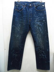 mf60) LEVI'S LVC 501XX 50155-0049 リーバイス 1955年モデル DEEP SPACE ヴィンテージ加工デニム ジーンズ W38 