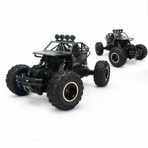 4WD ラジコンカー オフロード RCカー ラジコン 四輪駆動 操作時間25分 リモコンカー 防振性 走破性抜群 子供プレゼントに最適_画像2