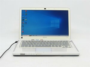 カメラ内蔵/中古/14型/ノートPC/Windows10/新品SSD512/8GB/2世代i7/SONY　VPCCA36FG　新品無線マウス　WPS office搭載