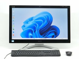 カメラ内蔵/中古/WIN11H/新品SSD512GB/8GB/23型タッチパネル/3世代i7/SONY　SVL2412AJ 　GT620M　MSoffice2019ProPlus搭載　