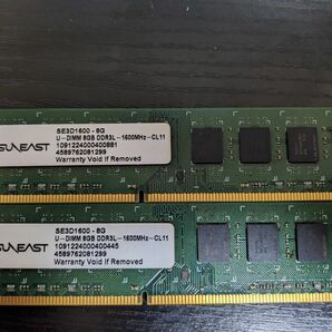 DDR3-8G×2 メモリ 16G