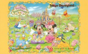 ★ミッキー/ドナルド他　東京ディズニーランド　イースターワンダーランド2010★テレカ５０度数未使用oi_123