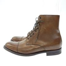 美品◆ロイド フットウェア ブーツ ストレートチップ Walnut Burnish 3611EW16 メンズ ブラウン サイズ9E Lloyd Footwear【AFC42】_画像2