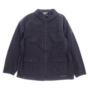 極美品◆エディーバウアー ナイロンジャケット レディース ネイビー サイズXL Eddie Bauer【AFB51】