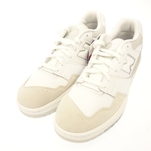 未使用◆ニューバランス スニーカー BB550NCB 28cm メンズ ホワイト＆グレー系 new balance【AFD2】