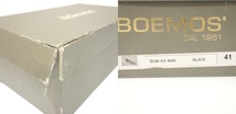 極美品◆ボエモス スニーカー タッセル BOM-E9-4845 メンズ ブラック サイズ41 BOEMOS【AFD12】_画像10