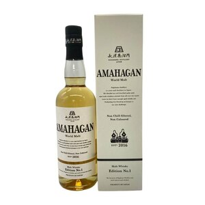 東京都限定◆長濱蒸溜所 アマハガン ワールドモルト 2016 エディション No.1 700ml 47％ AMAHAGAN World Malt Edition No.1 【DD】