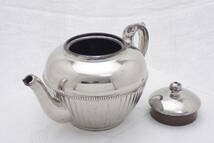G & S Ltd Albany and Harvey 英国ヴィンテージ Silver シルバープレート 陶器製 ティーポット コーヒーポット イギリス製_画像5